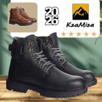 🥾 سيفتي جلد طبيعي نعل رابر حديده امامية كود 27 Leather هافان