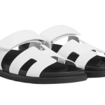 Hermes Chypre Sandals – White Palladium Hardware