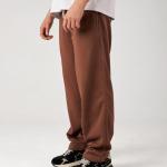 Brown Straight Sweatpants