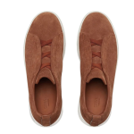 ZEGNA TOBACCO SUEDE TRIPLE STITCH™ SNEAKERS