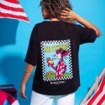 Black No Stress Oversized T-Shirt