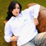 White Faith and Luck Half Zip Sweatshirt