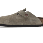 Birkenstock Boston Soft Footbed – Suede Taupe