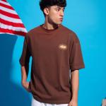Brown Dream Chaser Oversized T-Shirt