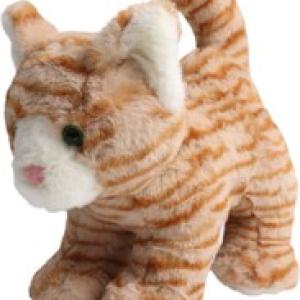 Plush Toy Orange Tabby Kitten