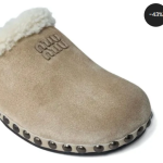 Miu Miu Suede clogs - beige