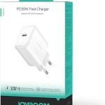 Joyroom JR-TCF24 PD 30W Fast Charging EU Plug Charger-White