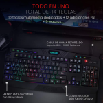 REDRAGON K503 Gamer Membrane Keyboard, Harpe Pro