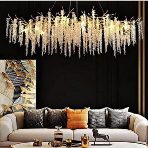 Crystal chandelier 100cm-Gold