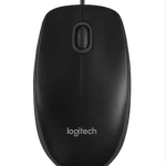 Logitechآ® Corded Mouse B100 - Business - USB - BLACK" )