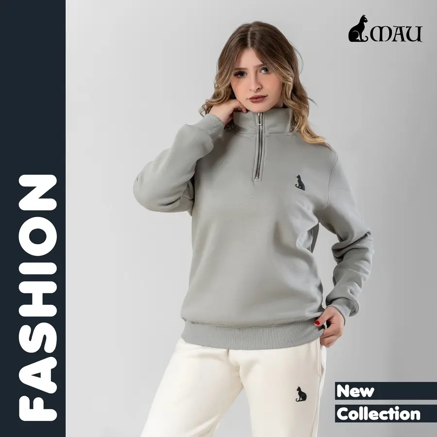 Half-zip-sweatshirt مش مجرد هودي… ده راحة طول اليوم. قطن 100% ميلتون كومباكت تقيل وثابت، ضد الوبرة والانكماش. ✔ ضمان سنة ✔ معاينة قبل الاستلام ✔ دفع عند الاستلام أو فيزا