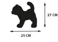 Plush Toy Black and White Kitten