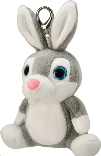 Rabbit Orbys Plush Clip