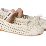 Miu Miu Woven nappa leather ballerinas