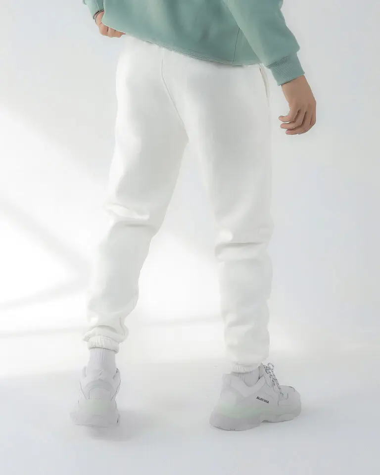 White Regular Sweatpant