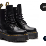 Dr. Martens Jadon Platform Boots Black Smooth Leather