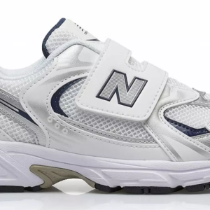 New Balance 530 White Silver Navy-Kids (scotch)