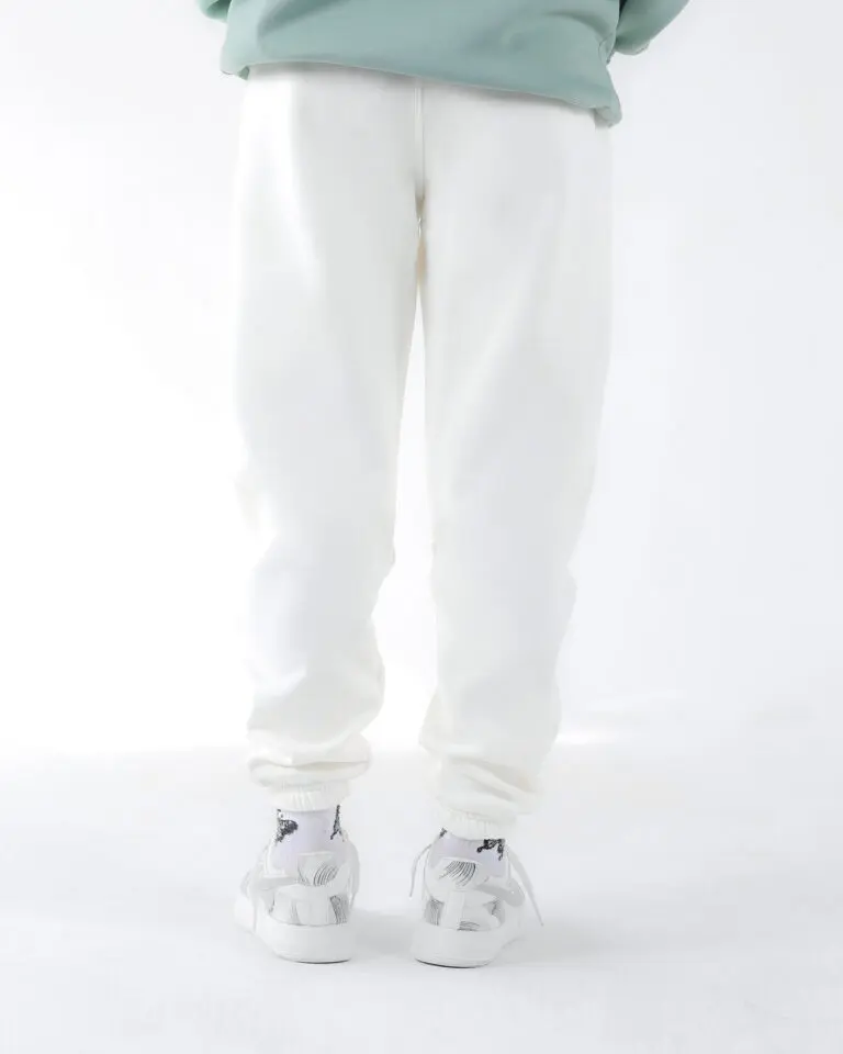 White Regular Sweatpant