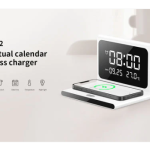 Recci RLS-L12 Wireless Charger with Alarm Clock & Night Light