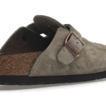 Birkenstock Boston Soft Footbed – Suede Taupe
