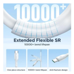 Joyroom SA26 USB-A to Type-C Fast Charging 30W Data Cable, 1 Meter Length, Black