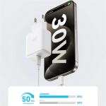 Joyroom JR-TCF24 PD 30W Fast Charging EU Plug Charger-White