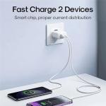 Joyroom JR-TCF05 Flash Series EU 20WA USB C/USB A Dual-Port Charger, Black