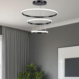 LED metal ceiling lamp 75x60cm + Free Remote