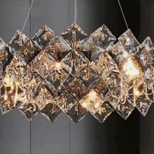 Crystal chandelier 50cm-Gold