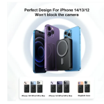 Joyroom JR-W050 20W Magnetic Suction Ring Holder Wireless Charging Power Bank 10000mAh