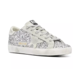 Golden Goose Super Ice Grey Silver Glitter