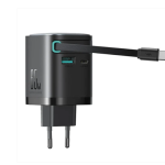 JOYROOM JR-TCL02 GaN 65W Charger with Retractable Cable