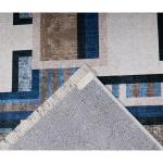 Blue Harmony digital corridor carpet