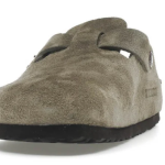 Birkenstock Boston Soft Footbed – Suede Taupe