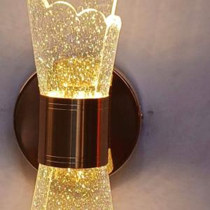 Aluminium and Acrylic Wall Lamp Gold -