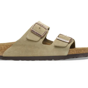 Birkenstock Arizona Suede Leather – Taupe