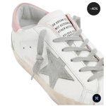 Golden Goose Super-Star white/grey/pink