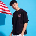Black No Stress Oversized T-Shirt