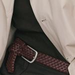 BRAIDED LEATHER BELT