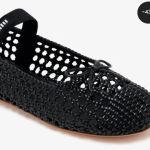 Miu Miu Woven nappa leather ballerinas
