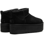 UGG Classic Ultra Mini Platform Black- Chestnut