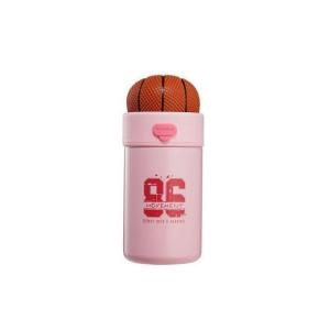 Unique Basketball Design Thermos + Whistle: Keep your drink cold or hot in style!