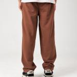 Brown Straight Sweatpants