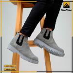 👟 سيفتي جلد طبيعي أستك حديدة أمامية للحماية كود 24 جملي