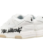 OFF-WHITE Out Of Office OOO low Tops for Walking for – White Black