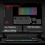 REDRAGON K516 PRO Shiva TKL RGB Wireless Membrane Gaming Keyboard