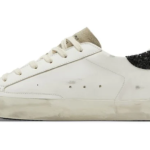 Golden Goose Super-Star White Mauve Pink Glitter(Women's)