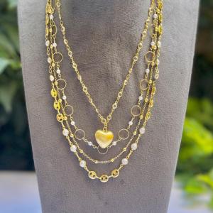 Thalassa Heart Layered Necklace
