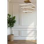 LED metal ceiling lamp 75x60cm + Free Remote
