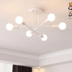 Metal ceiling lamp white-60cmx30cm